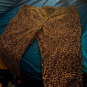 Bold Plus Size Leopard Print Jeggings Terra & Sky, 28W-30W